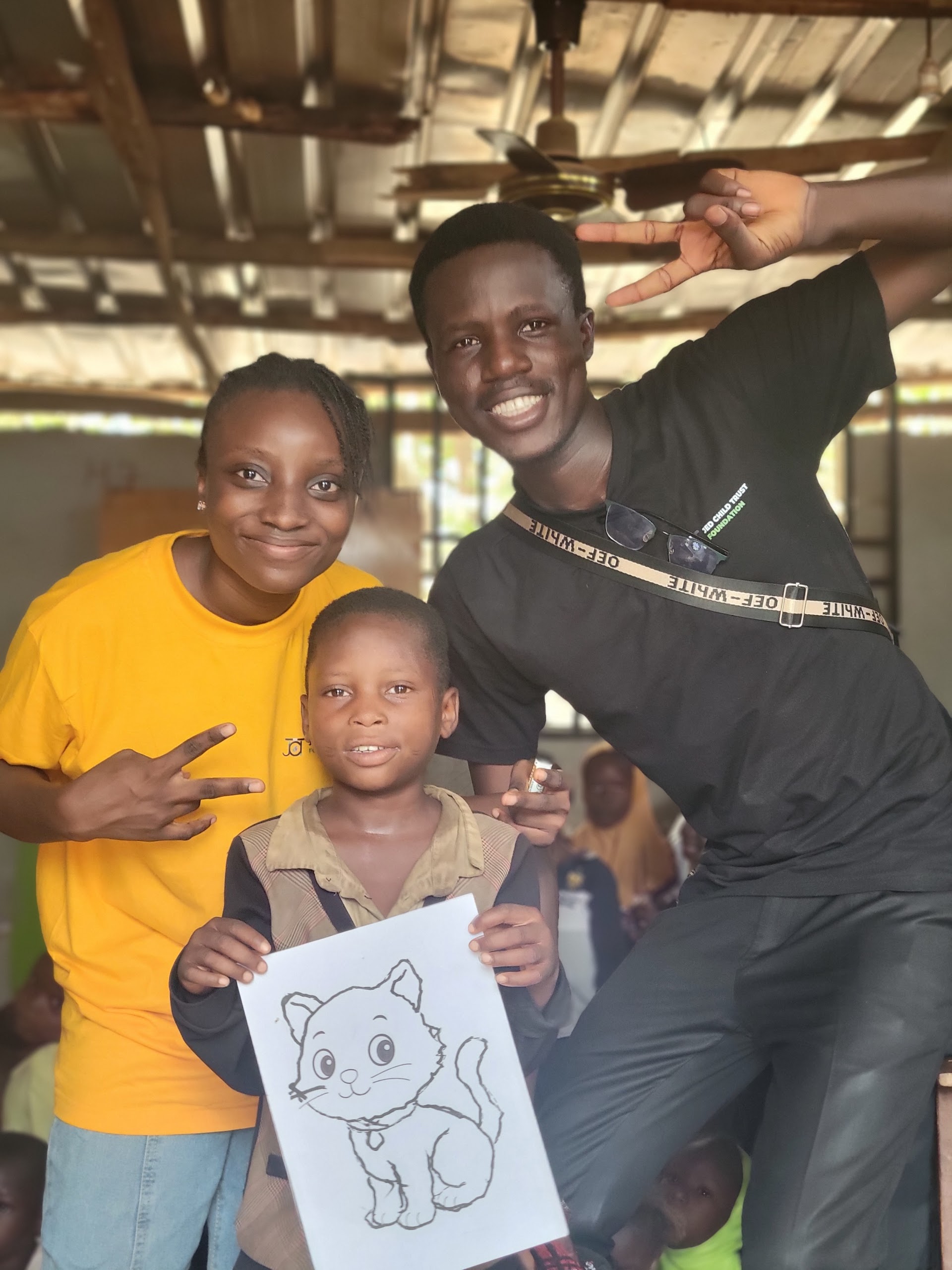 Jed Child Trust volunteers at IDP Outreach
