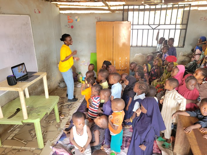 Classroom teaching session at IDP Outreach
